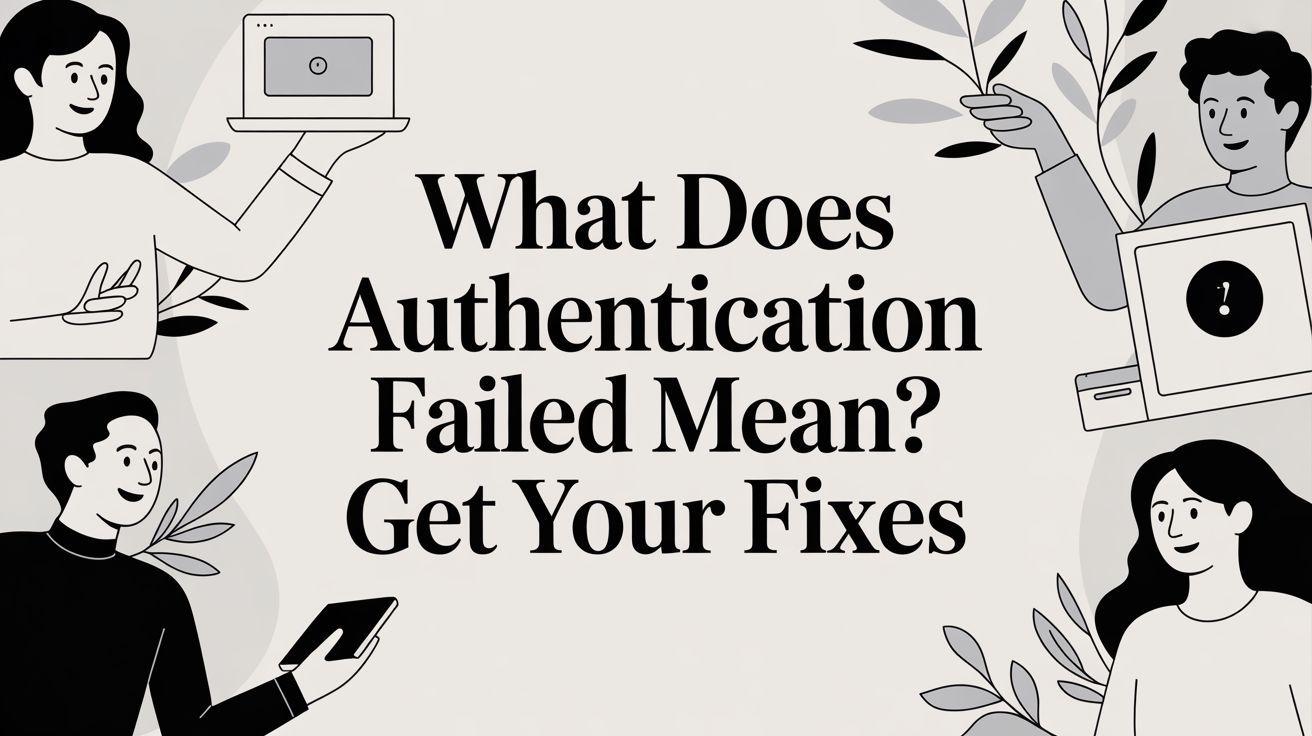 What Does Authentication Failed Mean?